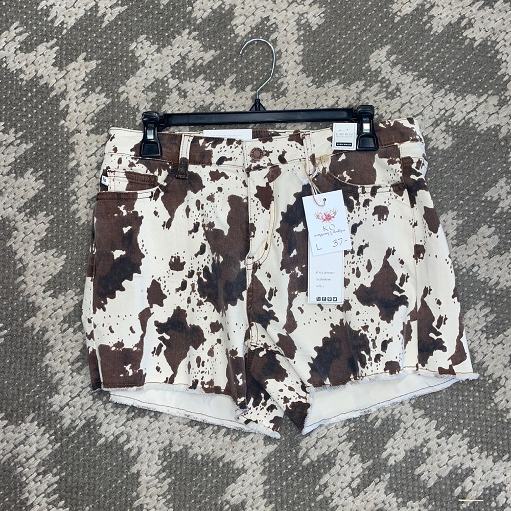 cow print shorts